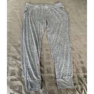 Gilligan & O'Malley Pajama Pants Womens XL Gray Knit Jogger Lounge Sleep